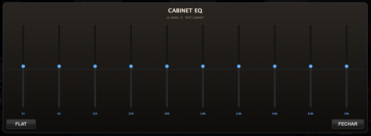 Vora Grand 10-band cabinet EQ